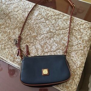 Dooney & Bourke Blue Crossbody Bag with Sophisticated Design